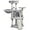 Light Gray, variant on THJTDH Cat Tree, 42in Multi-Level Cat Furniture with Perch, Scratching Posts, Hammock & Condo, Dark Gray