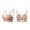Beige, variant on Women Wireless Seamless Low Back Bra Thin Adjustable Strap Padded Backless Bralette Front Buckle Lift Support Brassiere Beige 32