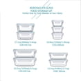 thumbnail image 2 of Glass Food Storage Containers with Lids, Meal Prep Containers, BPA Free & Leak Proof, 2 of 4