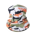 thumbnail image 2 of Neck Gaiter Face Mask,Sun Cooling Scarf,Balaclava Bandana Cover for Men Women Saffron One Size, 2 of 5