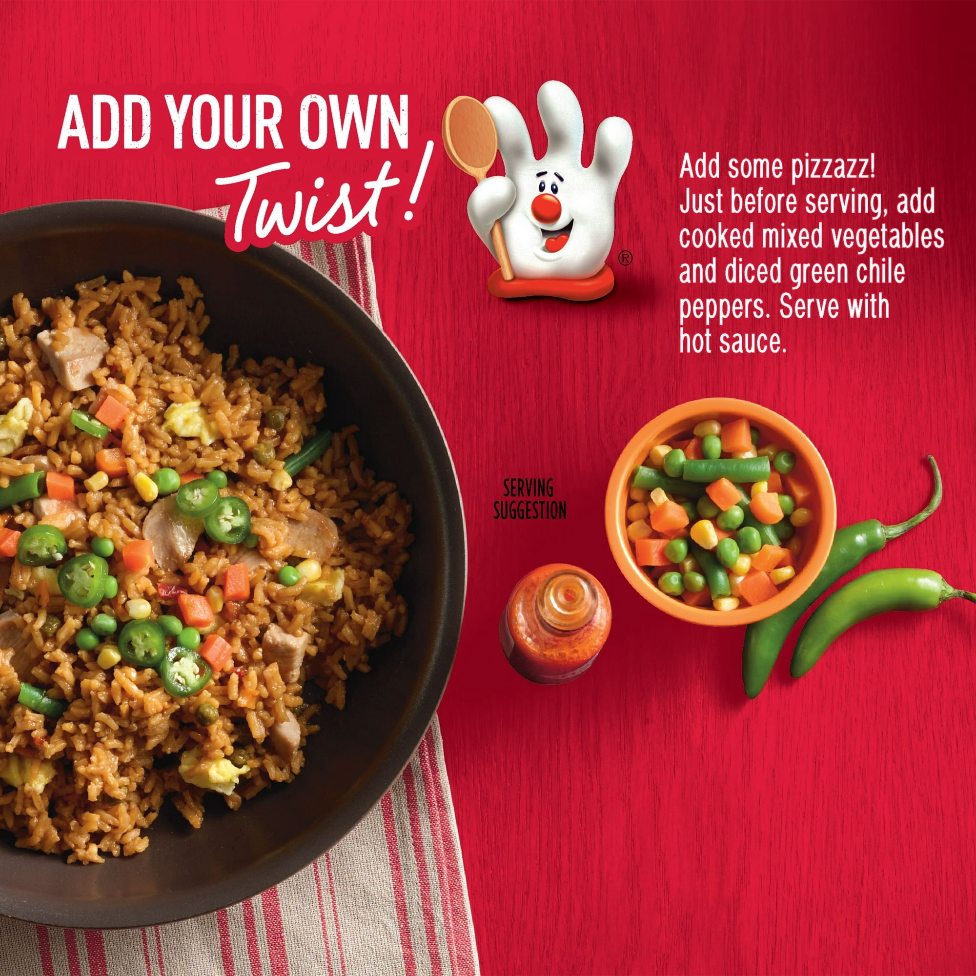 Chicken Helper Chicken Fried Rice Made with Real Vegetables 7 Ounces Box (Pack of 5)
