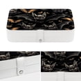 thumbnail image 4 of Bats Portable PU Leather Jewelry Organizer Display Case with Removable Compartment, Earring Holder, and Jewelry Stand, 4 of 6