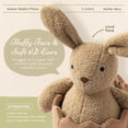 thumbnail image 3 of Easter Bunny Shaped Pillow, Easter Egg Throw Pillow, Soft Velvet Egg Cushion with 3D Rabbit, Spring Decor for Couch Bedroom Living Room, Beige, 14" x 8.5", 3 of 6