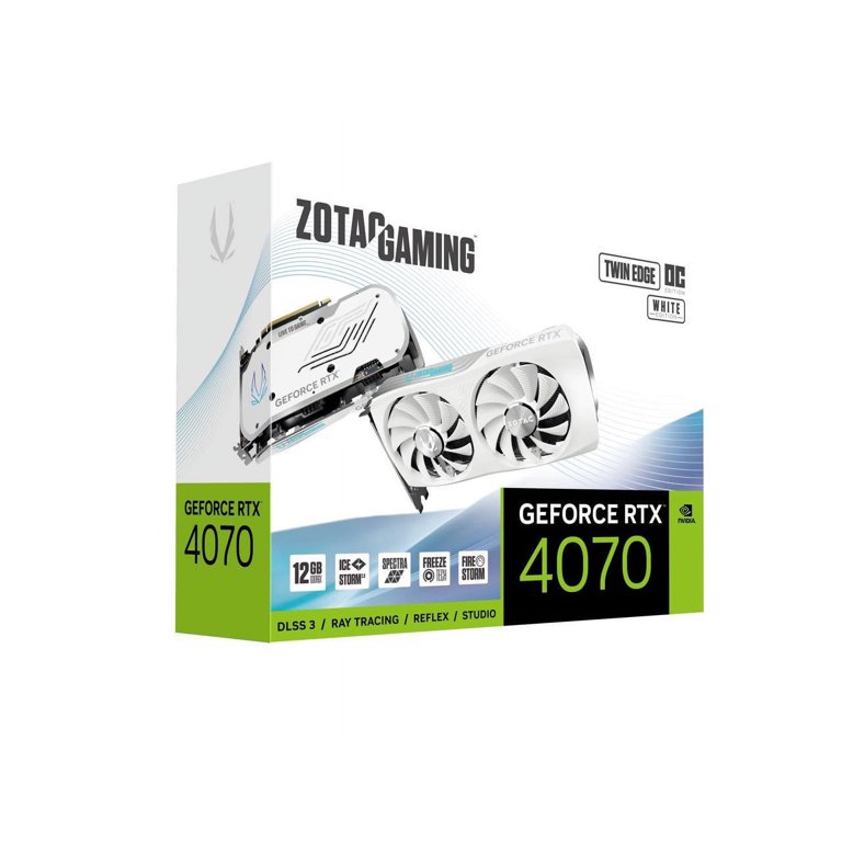 ZOTAC GAMING GeForce RTX 4070 Twin Edge OC White Edition GPU