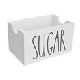 thumbnail image 2 of yotijay Sugar Packet Holder Display Wood Sugar Packet Container for Pantry Home Desk White, 2 of 9