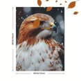 thumbnail image 3 of Qisvanset 12x16 Inch Majestic Hawk Bird Canvas Wall Art, Forest Wildlife Rustic Nature Inspired Home Decor, 3 of 8