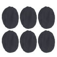 thumbnail image 1 of 6 fundas de tela elástica para auriculares, lavables y sanitarias, aptas para la mayoría de auriculares supraurales (tamaño grande para auriculares de 9-11 cm)., 1 of 5