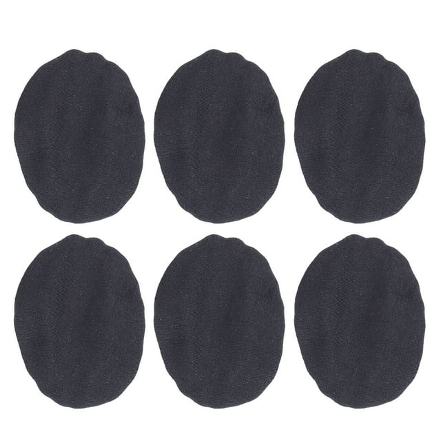 6 fundas de tela elástica para auriculares, lavables y sanitarias, aptas para la mayoría de auriculares supraurales (tamaño grande para auriculares de 9-11 cm).