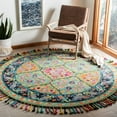 thumbnail image 2 of SAFAVIEH Aspen Emely Colorful Floral Wool Area Rug, Light Green/Black, 9' x 12', 2 of 10
