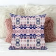 thumbnail image 2 of Amrita Sen Designs  26 x 26 in. Sephalina Paisley Leaves Broadcloth Indoor & Outdoor Zippered Pillow - White, Red & Blue, 2 of 5