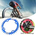 thumbnail image 2 of Plato ancho estrecho 104 BCD rueda de cadena de bicicleta redonda única para bicicleta de montaña 34T Azul kusrkot Plato de bicicleta de montaña, 2 of 8