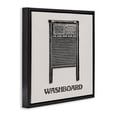 thumbnail image 2 of Stupell Industries Shabby Chic Timeless Antique Washboard Black Floating Frame Canvas Art, 25 x 25, by Val Rhodes, 2 of 7