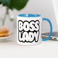 thumbnail image 3 of CafePress - Boss Lady - 11 oz Ceramic Mug - Novelty Coffee Tea Cup, 3 of 4