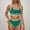 Army Green, variant on Buigttklop Swimsuit for Women 2025 Plus Size,Women'S Split High Waisted Solid Color Swimsuit Conservative and Fashionable Bikini Swimsuit