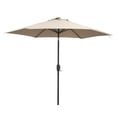 thumbnail image 3 of Donglin Furniture 9 ft Powder Coated Aluminum Market Outdoor Patio Umbrella Tan, 3 of 5