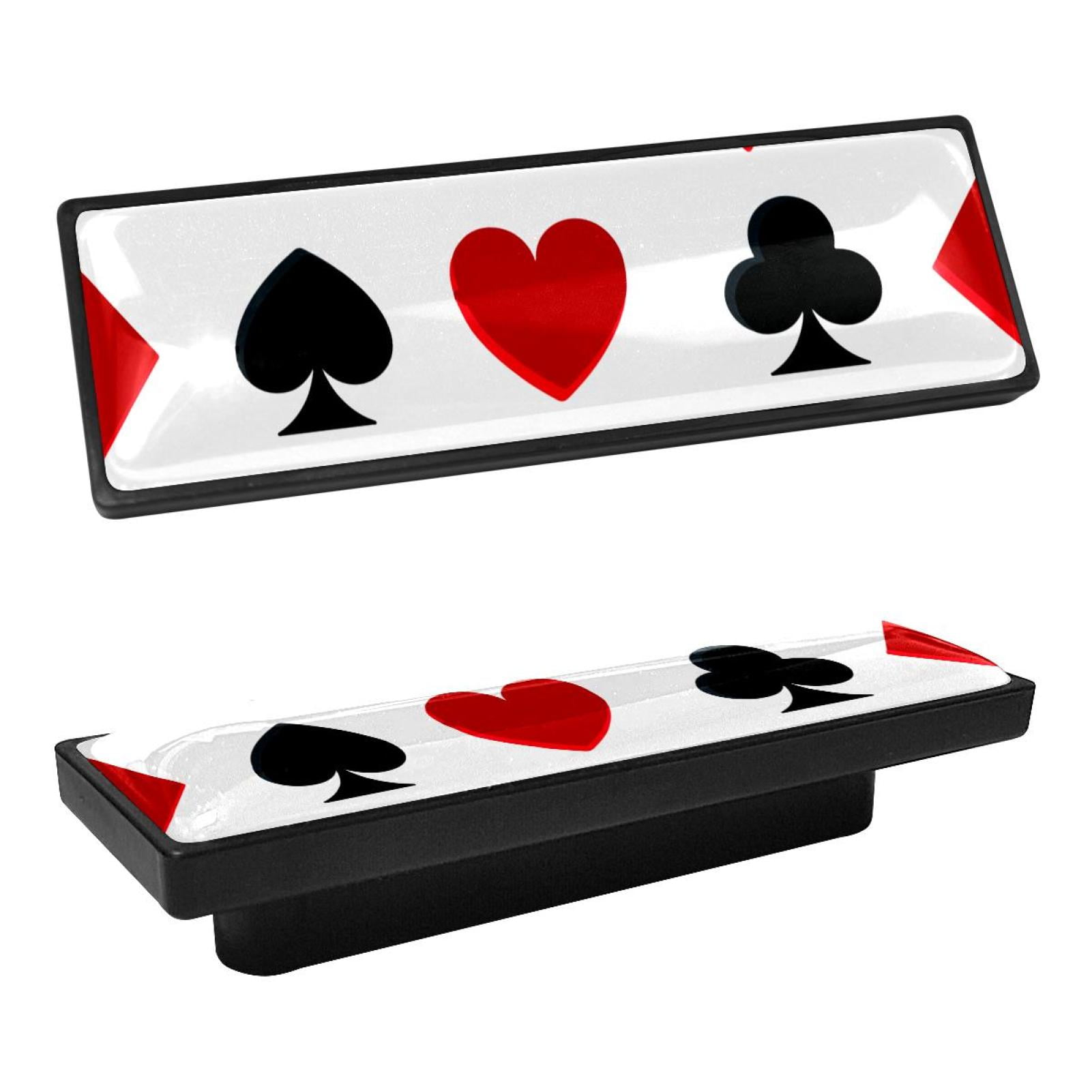 4 Pcs Rectangle Handle Cupboard Knob Drawer Pulls Handle Poker