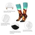 thumbnail image 3 of Sigee Cool Camel Oasis Vibes for Socks for Men Women Socks Stocking Compression Socks, 3 of 6