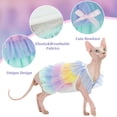 thumbnail image 4 of BRKURLEG Dog Dress, Sweet Pet Skirt for Small Dogs Cats, Puppies Kittens Princess Dress Lace Skirt, Pet Clothes, Pet Apparel, 4 of 7