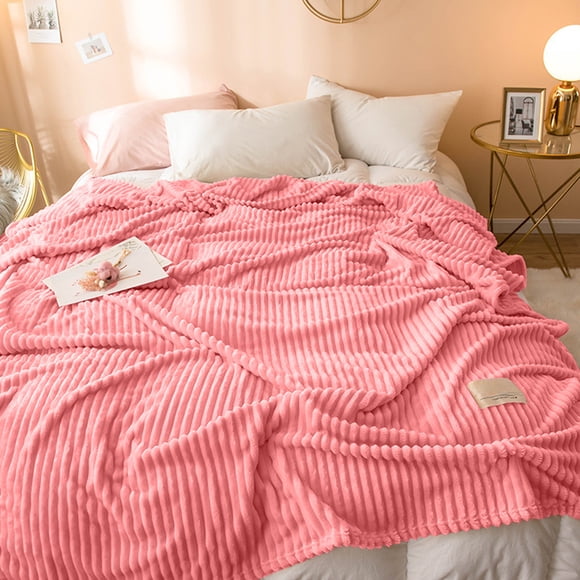 Fleece Blanket | Milk Fleece Nap Blanket | Breathable Lightweight Polyester Cooling Throw | Soft Toweling Blanket | All Season Antiperspirant | 180x200cm | Multiple Colors | 1 Pack