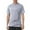 Light Gray, variant on Mens T-Shirts Solid Color Round Neck Short Sleeve Double Layer Solona Half Neck Loose Bottom Pullover Tops Tee Shirts Sportwear,Black,L