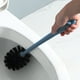 thumbnail image 4 of Escobilla de baño de mango largo con base magnética de pared sin taladro | Set de limpieza de inodoro de plástico gris, azul y rosa | Portaescobillas para baño de pie o de pared, 4 of 7