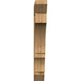 thumbnail image 2 of Ekena Millwork 6"W x 36"D x 44"H Balboa Slat Rough Sawn Bracket, Western Red Cedar, 2 of 4