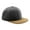 Vintage Black, variant on Faux Suede Peak Snapback Cap (Pack of 2)