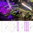 thumbnail image 1 of Luz de cultivo LED, lámpara de cultivo de plantas con clip de espectro completo Temporizador de encendido / apagado automático para plantas de invernadero Flores Suculentas vegetales Crecimiento en ma Muyoka Hogar, 1 of 6