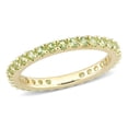 thumbnail image 1 of 1.28 Carat (ctw) Peridot Eternity Band Ring 10K Yellow Gold, 1 of 5
