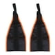 thumbnail image 1 of 1 par de correas de nailon gruesas para colgar, cinturones de dominadas para entrenamiento abdominal, barra de dominadas, suministros de gimnasio (naranja y negro), 1 of 5