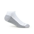 thumbnail image 6 of Fruit of the Loom Men's Dual Defense No Show Socks, Sizes 6-12, White (6-Pack), 6 of 9