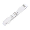 thumbnail image 4 of Cinturón de Cuero PU Hugo para niños elástico ajustable blanco, 4 of 10