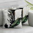 thumbnail image 2 of Nawypu Throw Pillow Case Monogram Plant Pillow Covers Alphabet Initial Letter Throw Pillow Covers Bohemian Cushion Case Spring Home Decorative for Couch Bed Living Room Clearance&nbsp;2pc, 2 of 6