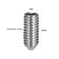 thumbnail image 2 of Unique Bargains M3 x 6mm 304 Stainless Steel Spring Hex Socket Ball Point Set Screws 20 Pack, 2 of 5