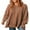 C1 Brown, variant on EVALESS Oversized Sweatshirts for Women Casual Long Sleeve Crewneck Sweatshirt Lightweight Pullover Tops Gray L