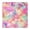 Colorful Tie Dye-2, variant on Colorful Tie Dye Pattern Square Fitted Tablecloth with Elastic Edge,Square Table Cover,Washable Elastic Table Cover for Home Kitchen Party Decor 34"x34"