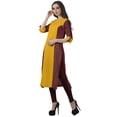 thumbnail image 3 of Moomaya Women's Ethnic Clothing Long Straight Punjabi Kurta For Women Indian Casual Dress, 3 of 6