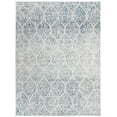 thumbnail image 3 of SAFAVIEH Madison Leighton Geometric Area Rug, Cream/Turquoise, 8' x 10', 3 of 11