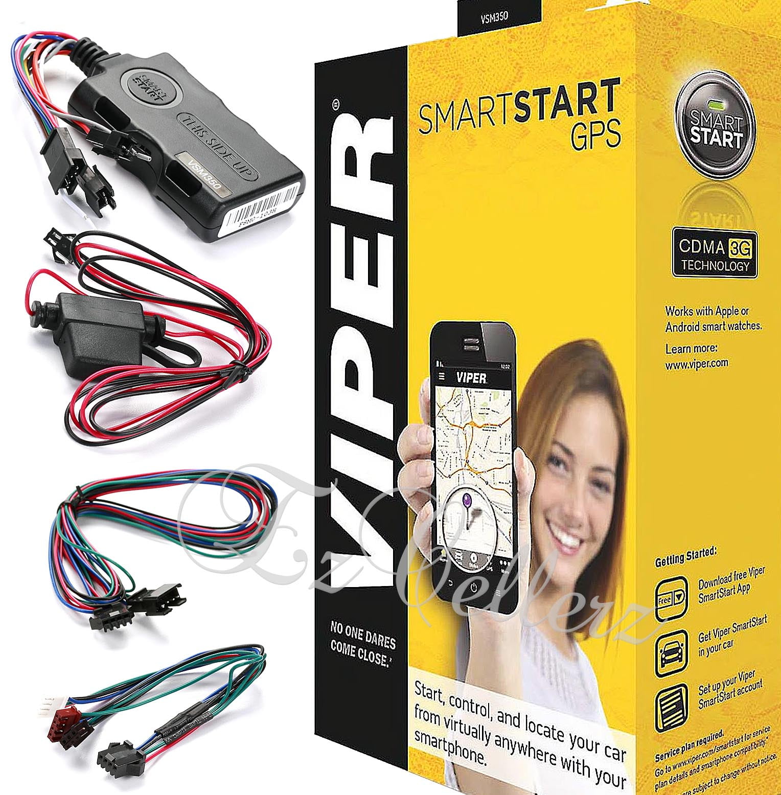 Viper VSM350 Add-On SmartStart Remote GPS Module CDMA iPhone Android