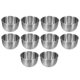 thumbnail image 1 of Uxcell Platos para Salsa de Acero Inoxidable de 3 Pulgadas, 10 Piezas de Platos Redondos Individuales para Condimentos, Bandeja para Salsas, Platos de Aperitivo para Preparar Guarniciones, Plata, 1 of 7