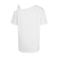 thumbnail image 5 of VERUGU Women's Casual Short Sleeve Tunics Camisole Tops One Shoulder T-Shirt Summer Trendy Solid Loose Comfy Flowy Blouse Tank Top for Leggings White XXL, 5 of 5