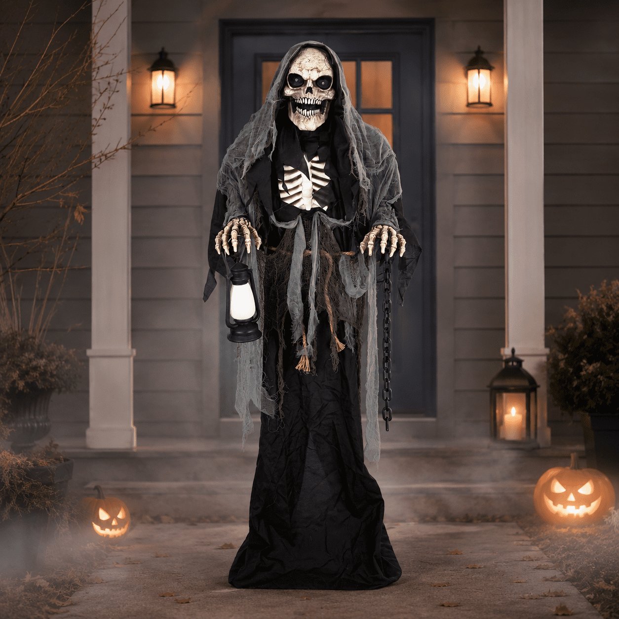 Seasonal Visions Animated Lunging Haggard Witch Halloween