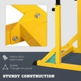 thumbnail image 2 of Soozier Station d'entraînement  Réglable Musculation pour gym, Jaune, 2 of 9