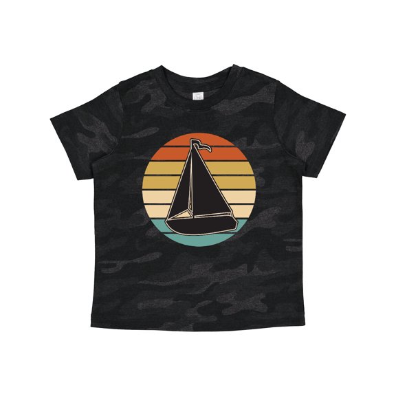 Inktastic Sailboat Vintage Nautical Sailing Boys or Girls Toddler T-Shirt