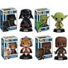 Funko Star Wars Pop! Vinyl Set: Chewbacc