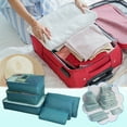 thumbnail image 4 of 6-Piece Travel Storage Bag Set - Multifunctional Packing Organizer Bags for Clothes, Toiletries & Accessories - Lightweight & Durable Travel Organizers, 4 of 4