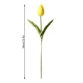 thumbnail image 2 of Mini flor artificial oficina en casa decoración floral fiesta de boda decorativa PU flor falsa, rosa claro 5 piezas Speravity ZHF0582-05B, 2 of 6