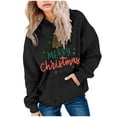 thumbnail image 7 of Staki Kids Christmas Sweater Hoodie Novelty Ugly Christmas Sweatshirt for Girls Christmas Hoodie Kid(Black,7-8 Years), 7 of 7