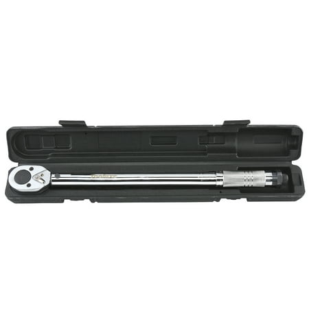 Tooluxe Torque Wrench 1/2” inch Drive 10-150 ft/lb 18” Long Click-Type Hand Tool w/
