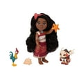 thumbnail image 4 of Disney's Moana 2 Adventure Petite Set 6 inch Tall Moana Doll with 2 Outfits and Accessories, 4 of 15
